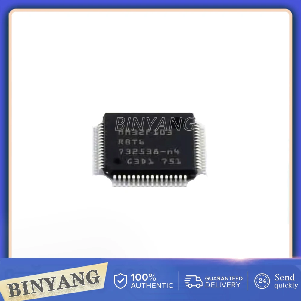 10PCS/lot MM32F103RBT6 QFP100 100% new imported original IC Chips Fast delivery