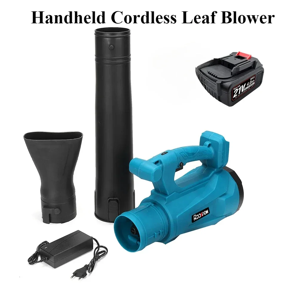 Handheld Cordless Leaf Blower Electric Gardening Tool 6 Gears Handheld Leaf Cordless Blower Dust Collectorfor Makita 18V Battery