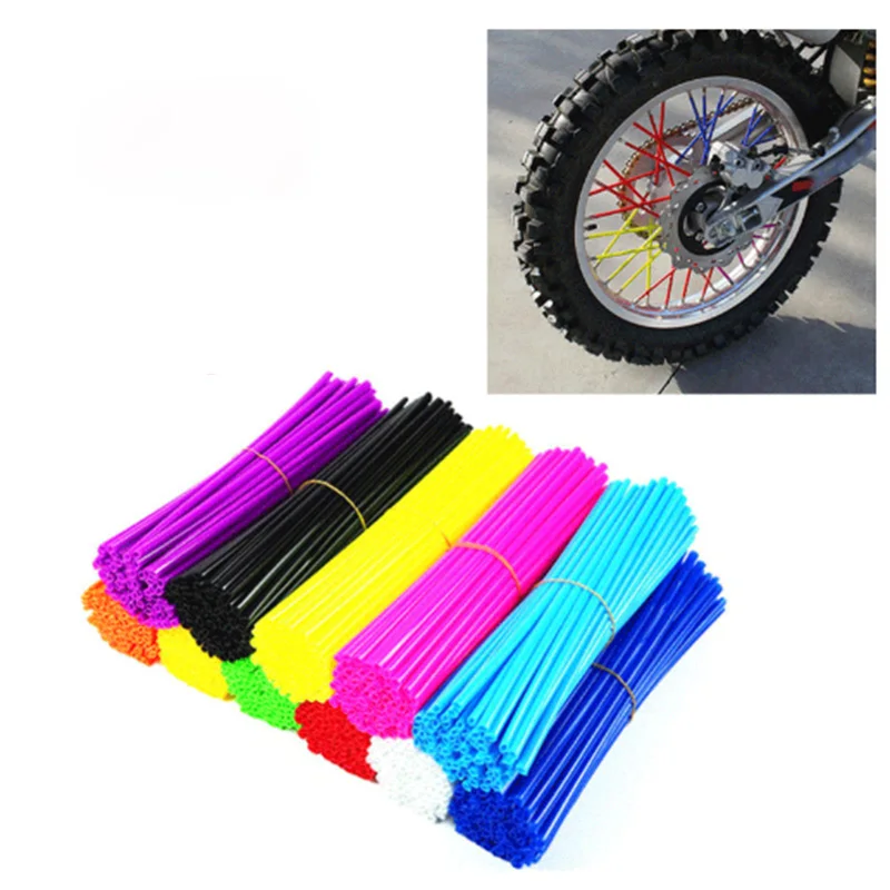 Motorcycle Hub Spoke Decoration 1 set of 72 Pieces Universal Spoke Wire Bushings For Off-Road Vehicles and Electric Bicycles