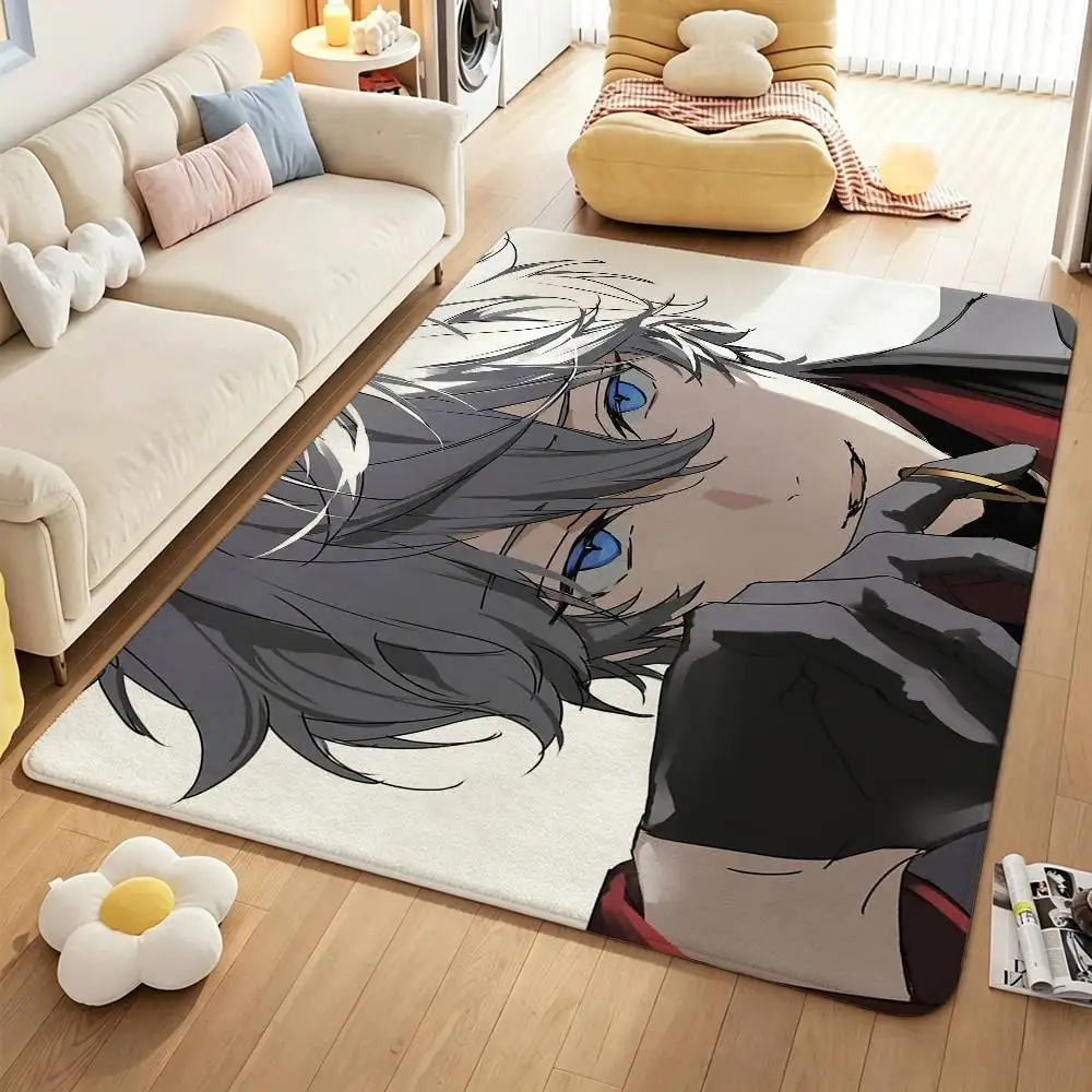 S-Sena I-Izumi E-Ensemble Stars Short Plush Anti-Slip Door Mat Soft Floor Mat for Home Entrance