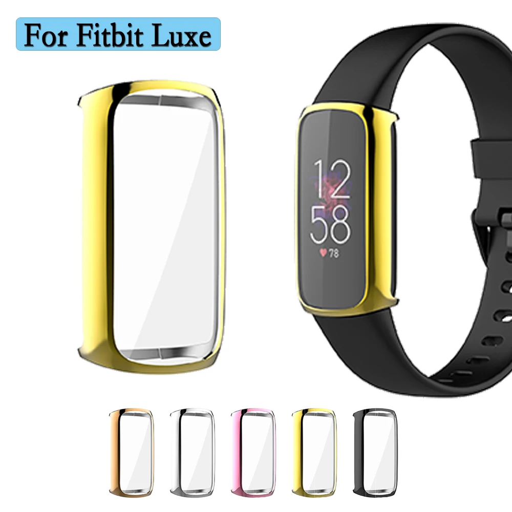 Powłoka ochronna galwaniczna TPU All-Inclusive do Fitbit Luxe Smart akcesoria do zegarka specjalne miękkie etui z folii kompozytowej