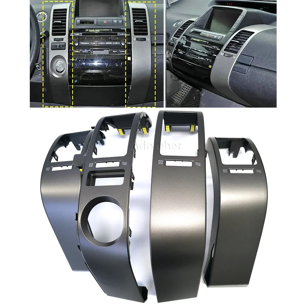 

Car AC Dash Air Vent Cover Trim Central Console Air Outlet Frame Plate Panel for Toyota Prius 2004 2005 2006-2009