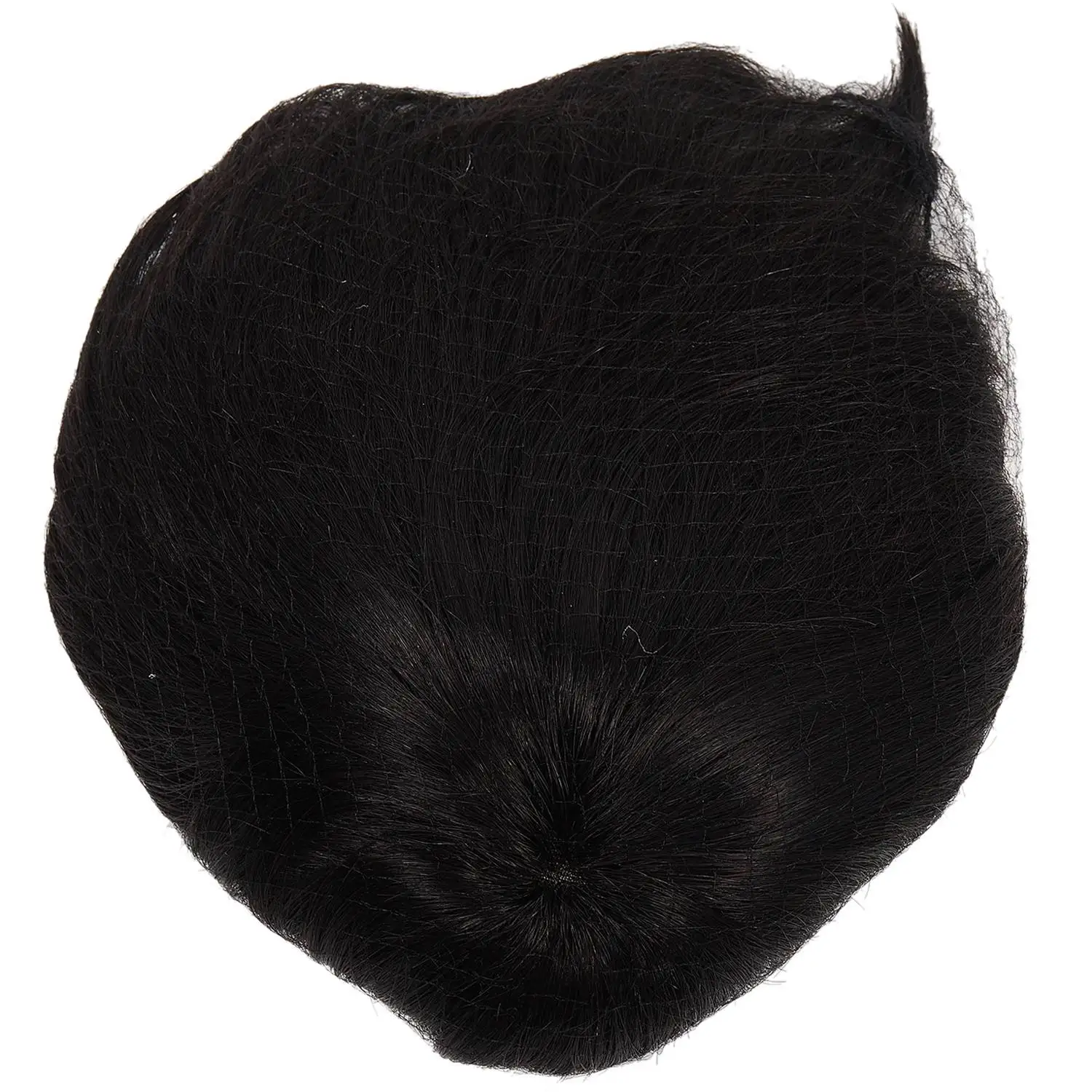 Men'S Handmade Wigs Natural Invisible Replacement Hairpiece Men'S Overhead Replacement Block