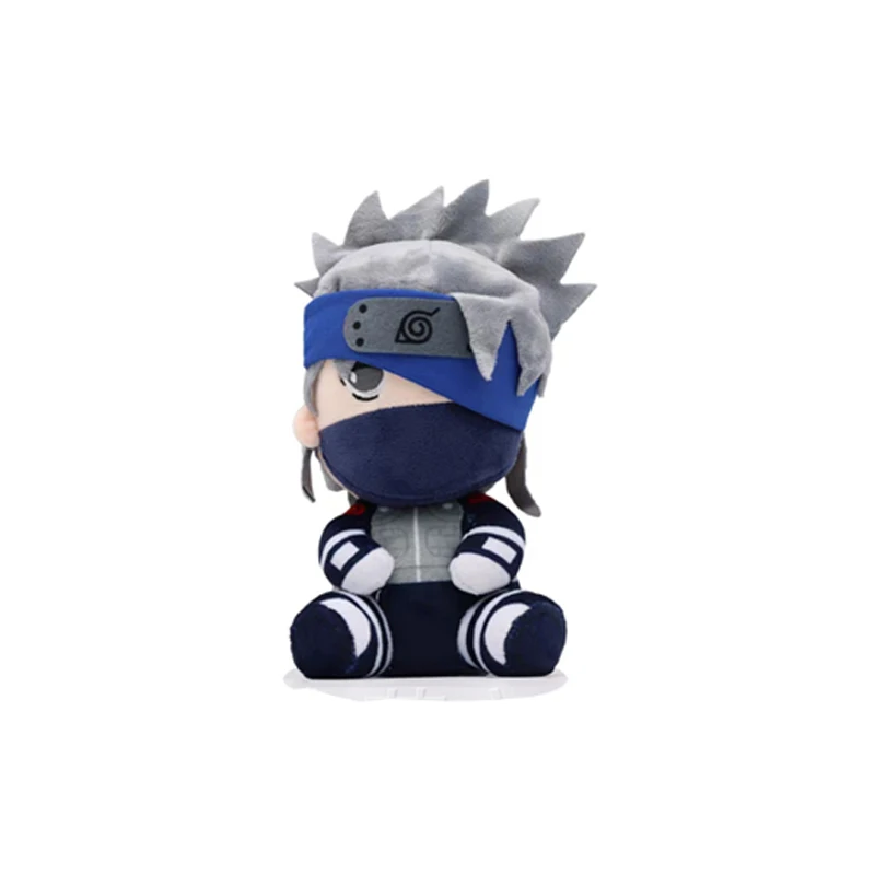 4 estilos 20cm de alto Naruto juguete de peluche nudillos Naruto Sasuke muñeco de peluche lindo muñeco de peluche suave regalo de cumpleaños para niños