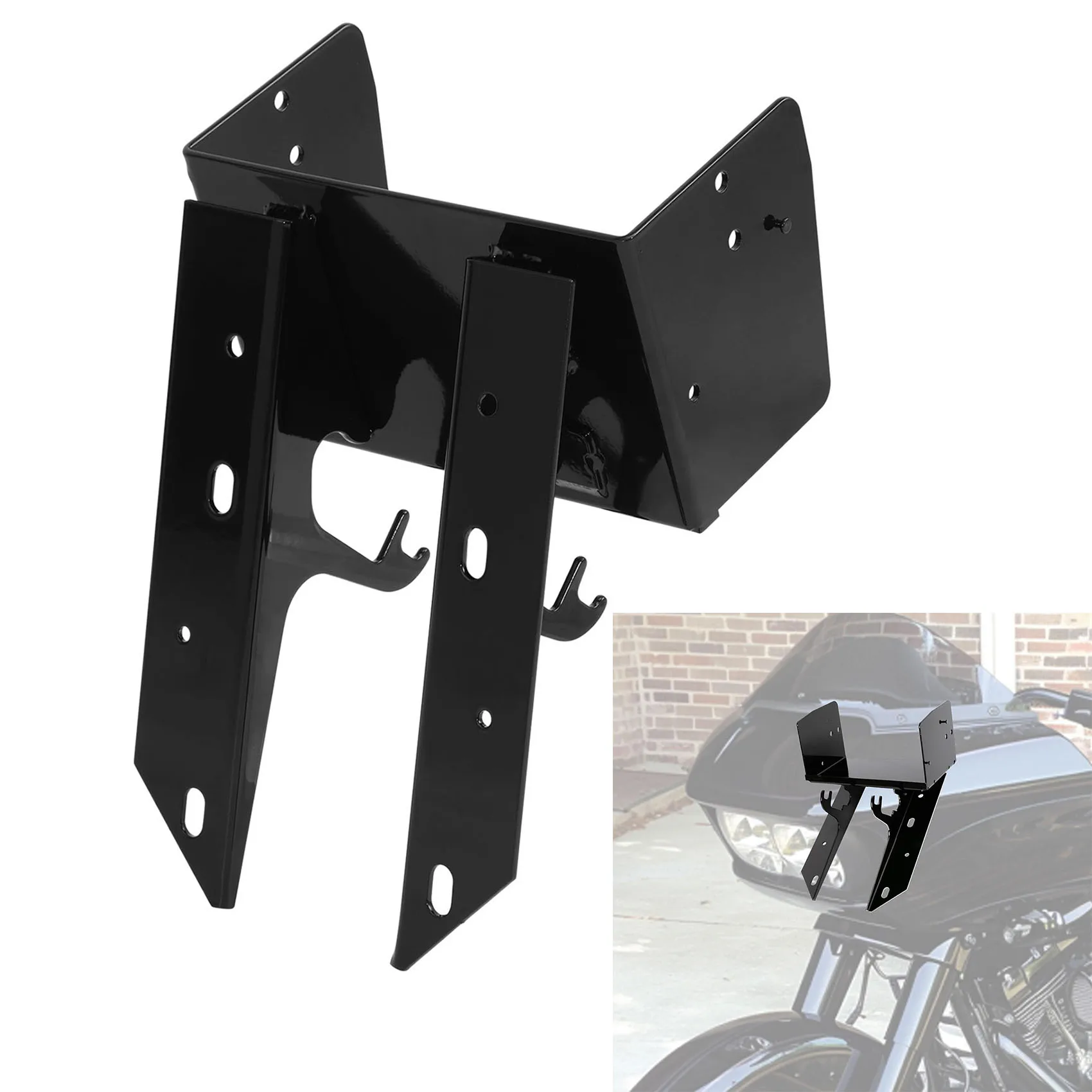 

Motorcycle Inner Fairing Mount Radio Bracket Fit For Harley Touring Road Glide 1998-2013 2010