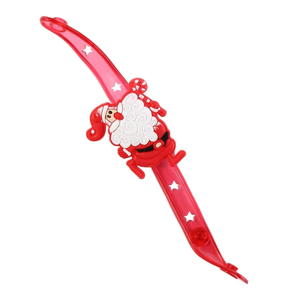 Christmas Decorations LED Christmas Clap Circle Christmas Plastic Christmas Pop Circles Cotton Cute LED Christmas Bracelet Party
