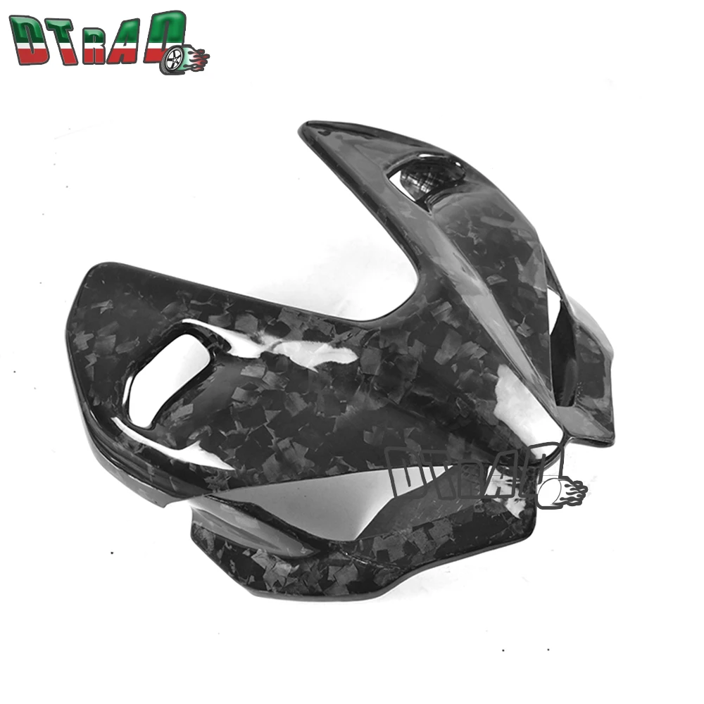 Voor Ducati Streetfighter V4 V4S V2 2020-2024 Koolstofvezel Front Stroomlijnkappen Bovenste Onderste Koplamp Cover Hoofd Kap Cover Cowl caps