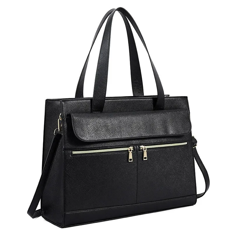 Large Capacity Laptop Bag Business Briefcase Travel Commuter Shoulder Crossbody Bag with Top Handle