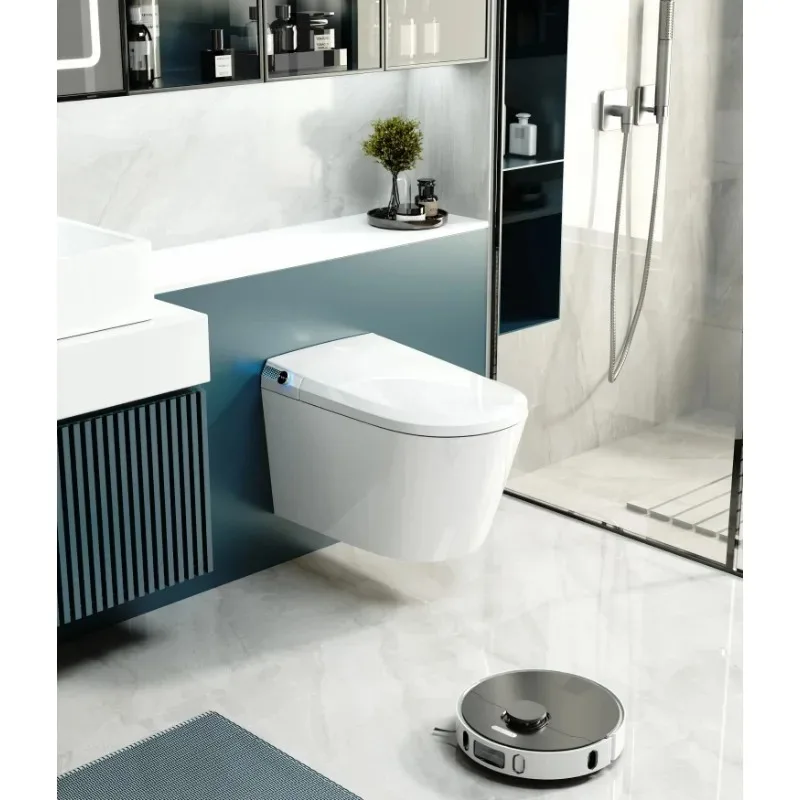 

Европейский стандарт, роскошный настенный умный унитаз, скрытый бак, керамический унитаз для использования в ванной комнате, столовой и туалете