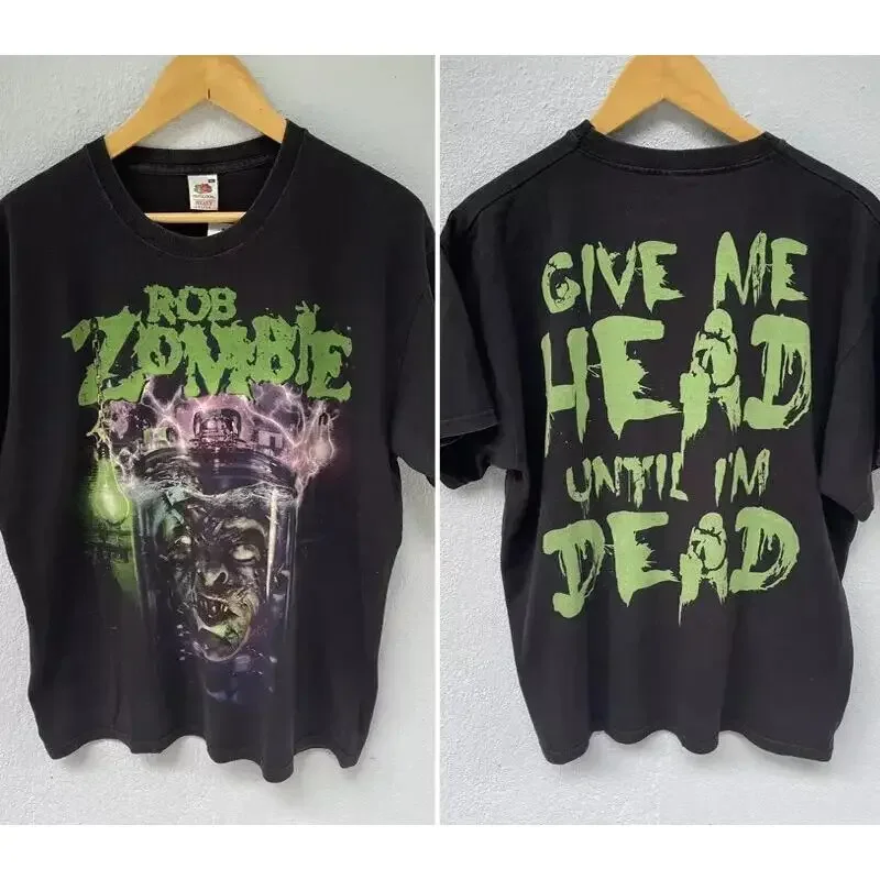 Rob Zombies Give Me Head Dead 2 side Black T shirt NH12933