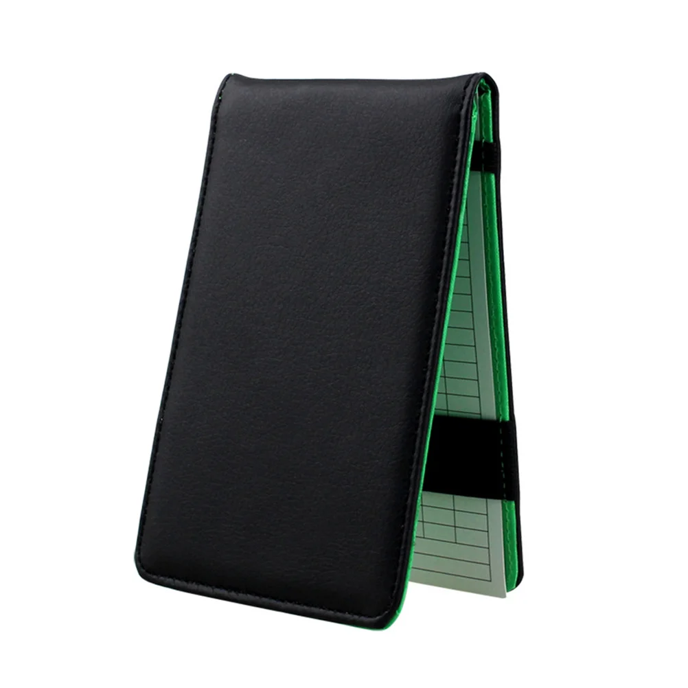 Libro de puntuación de Golf, pelotas de Golf, accesorios para cuaderno de puntuación, soporte para tarjetas de puntuación elegante