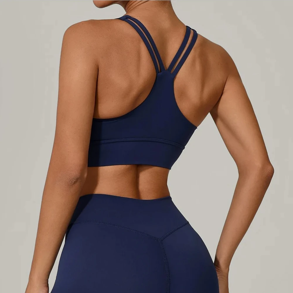 

Спортивный бюстгальтер для женщин, бесшовный топ для йоги с высокой поддержкой, пуш-ап эффект, открытая спинка, одежда для фитнеса, йоги и тренировок, нижнее белье для йоги.