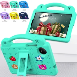 Kids EVA Handle Case for Xiaomi Redmi Pad SE 8.7 inch 2024 Shockproof Protective Cute Strawberry Bear Tablet Cover 8.7