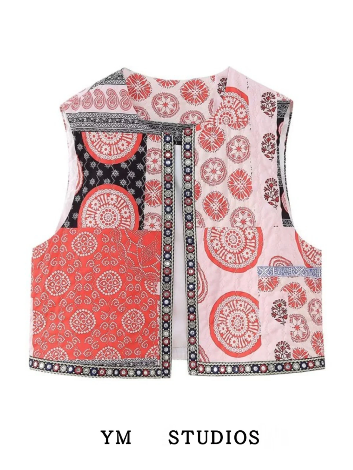 

Модный открытый кардиган с принтом Svel, женский джинсовый дизайн, уличная одежда, лето 2023, свободная верхняя одежда