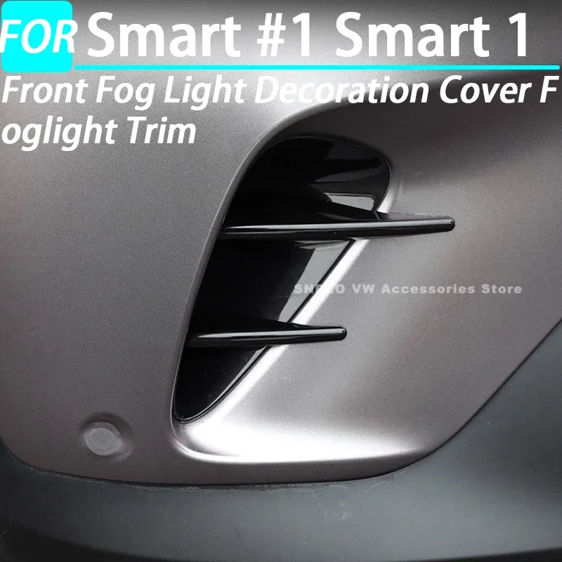 

Car Front Fog Light Decoration Cover Foglight Trim for Smart #1 Smart 1 Exterior Accessories 2025