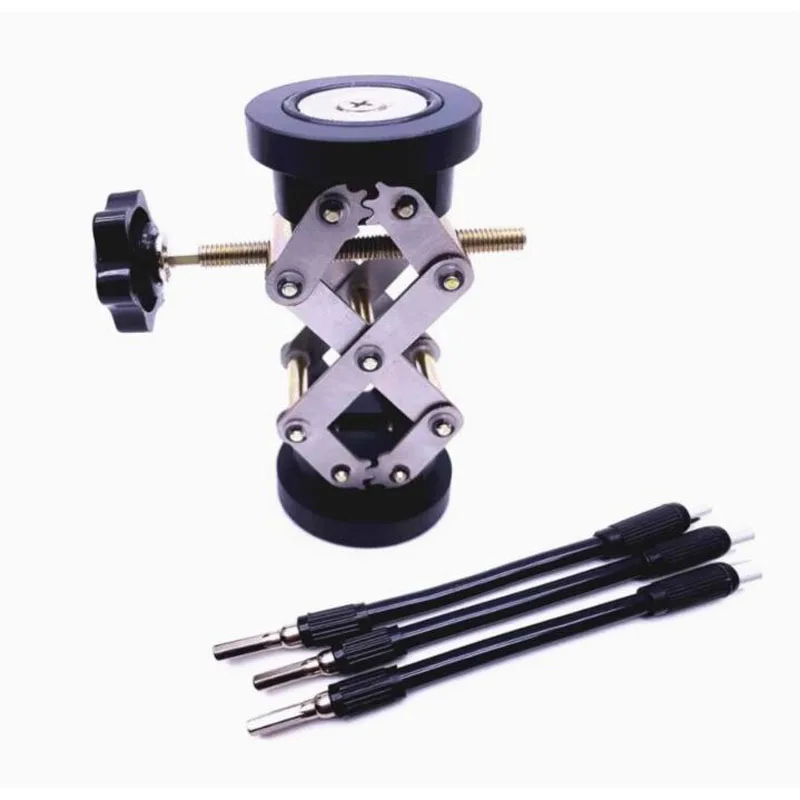 Folk acoustic guitar top and back cracked gap repair large jack support frame repair tool with magnet