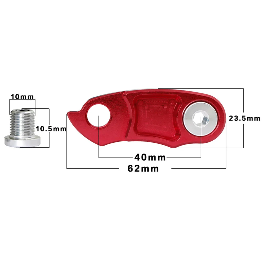 

Удлинитель хвостового крючка для велосипеда, алюминиевый сплав, велосипедный болт, рама, вешалка для шестерни, легкий задний переключатель, высокое качество