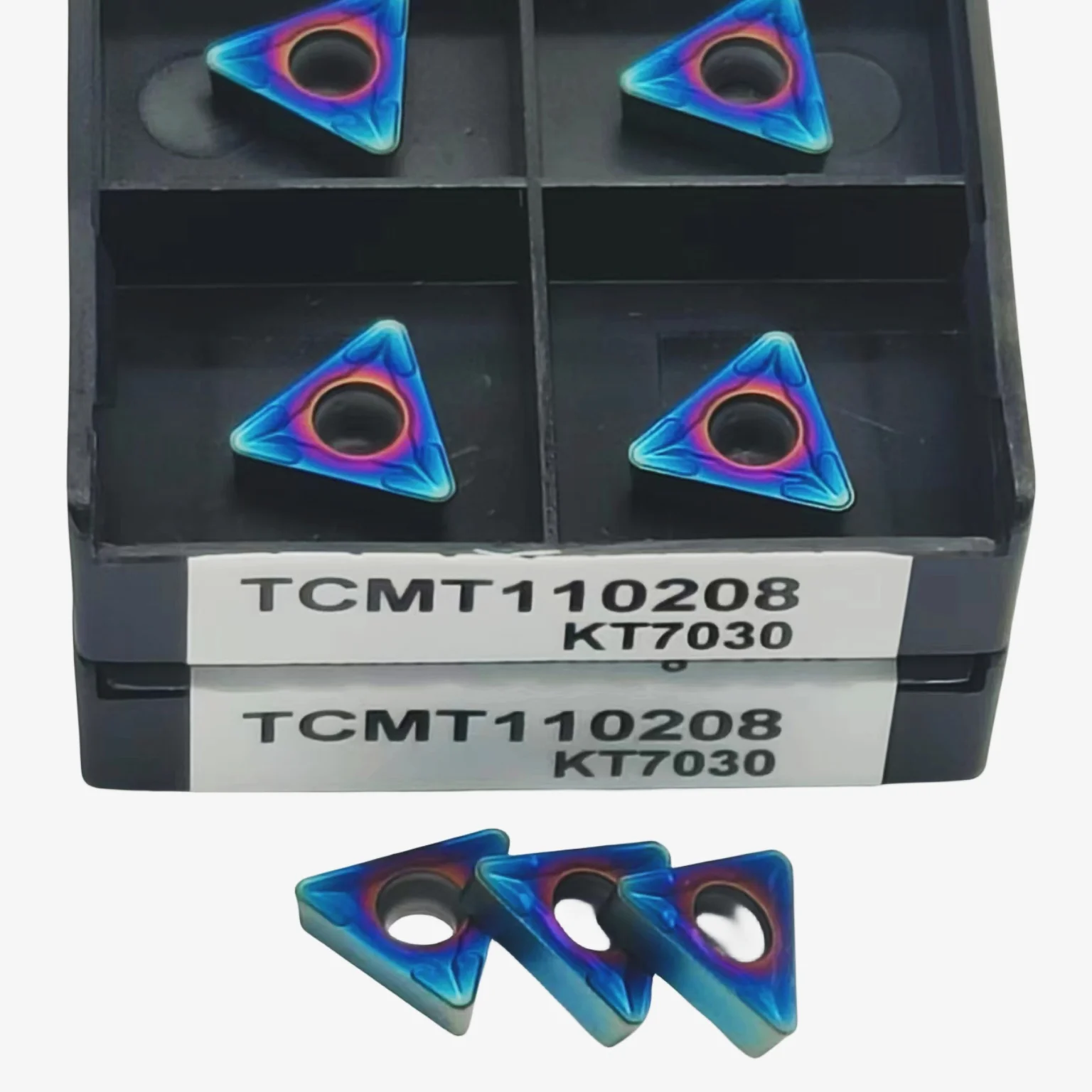 เครื่องกลึงโลหะ TCMT110204คาร์ไบด์แทรกภายในเครื่องมือกลึงคุณภาพสูง TCMT110208