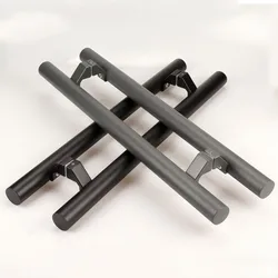 Black thickened stainless steel square door handle glass door handle push pull door handle framed door handle(XYLS-040)
