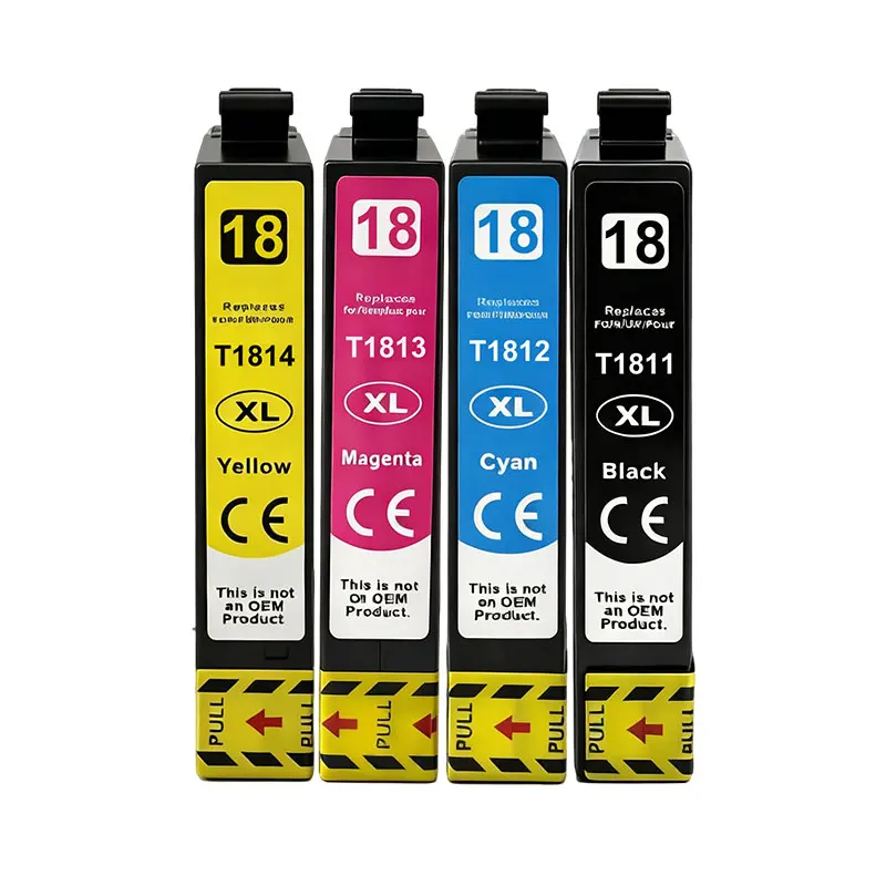 T1811-T1814 compatible ink cartridge for EPSON XP-212 XP-215 XP-312 XP-315 XP-412 XP-415 XP-225 XP-322 XP-325 printers full ink