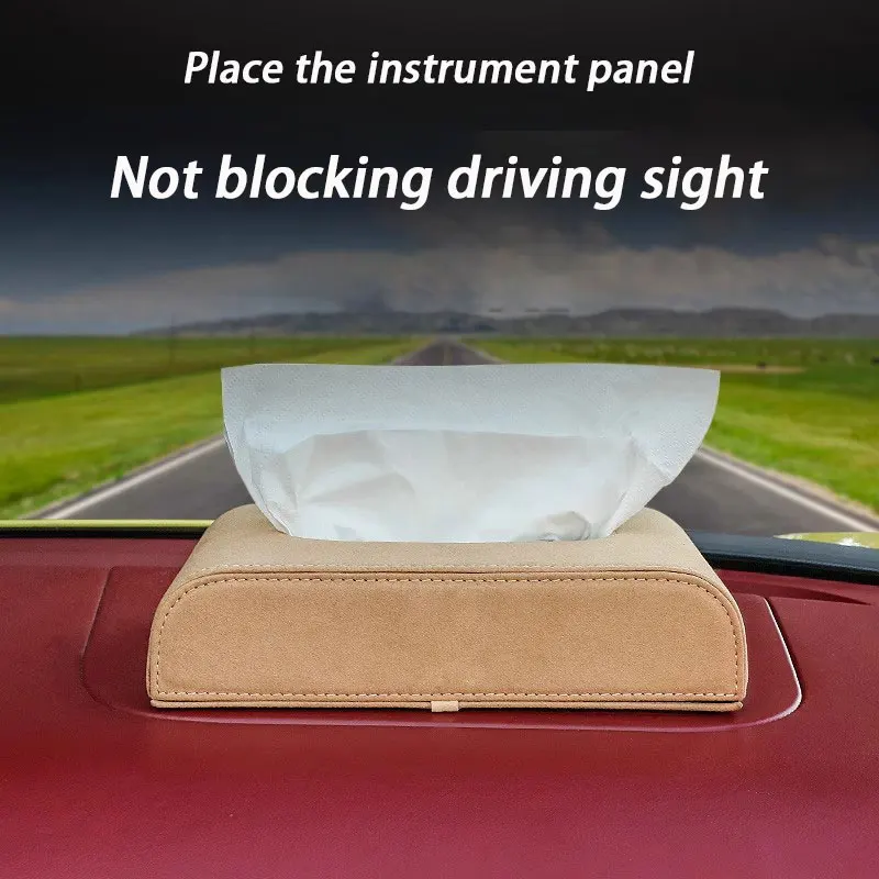 

Suede Car car carton glasses box seat belt shoulder guard For Porsche Cayenne Panamera Macan Taycan