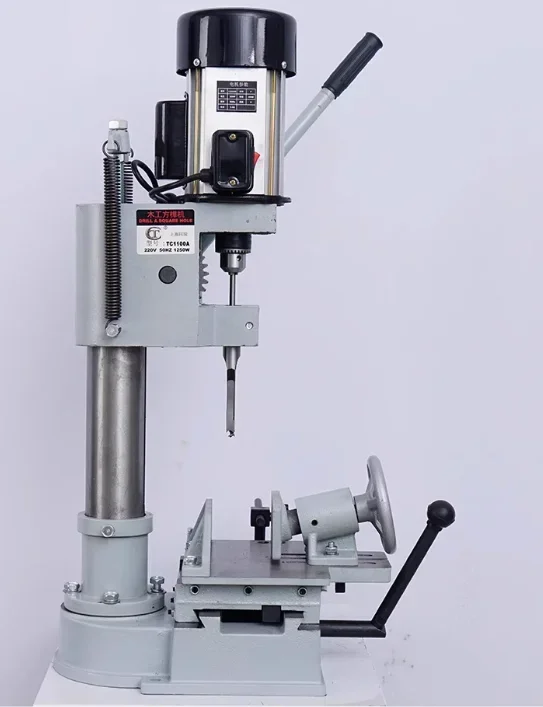 Деревообрабатывающий сверлильный станок двойного назначения с квадратными отверстиями и круглыми отверстиями 2025 года. Станок для шипов. Портальный станок для открывания шипов.