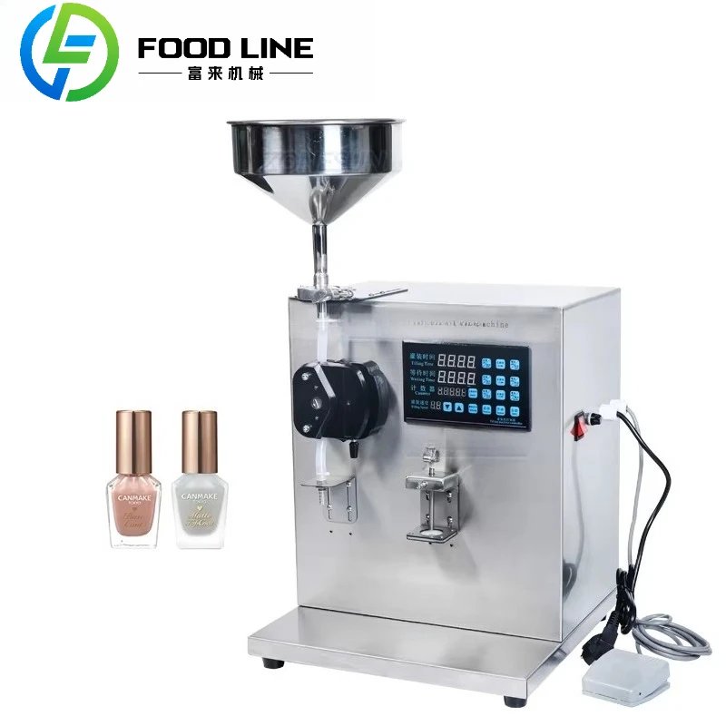 Semi Auto Liquid Filler with Hand Operated Features for Small Business Use