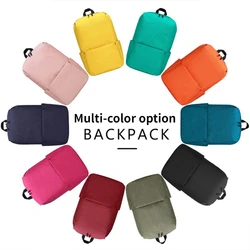 Backpack men and women 10/15/20 liter with the same solid color  outdoor backpack student bag light travel backpack wholesale