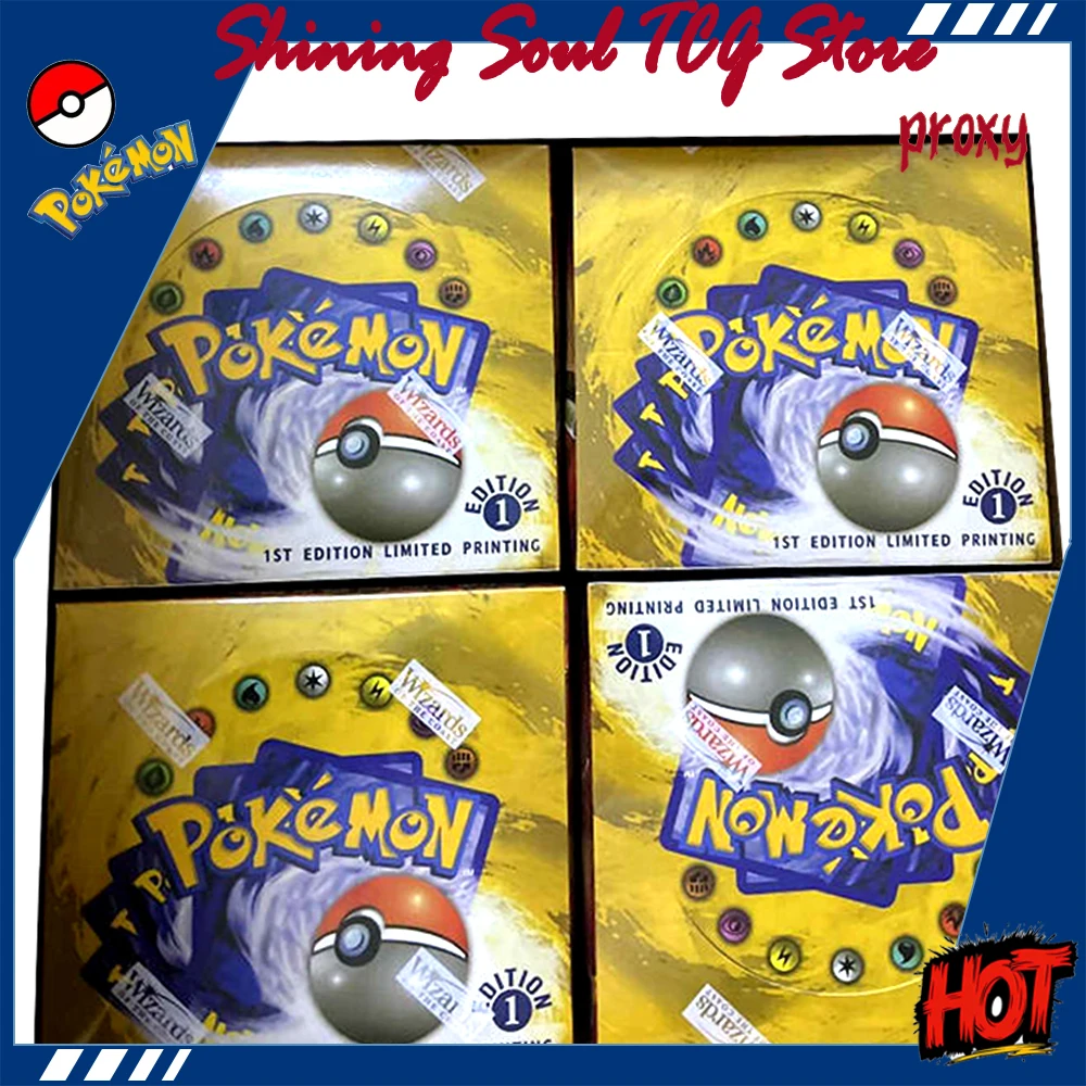 

pokemon Proxy Cards 1ST Edition Booster Pack for the Base Pokémon Card Board Games Whole Set Card Collection Venusaur/Charizard/