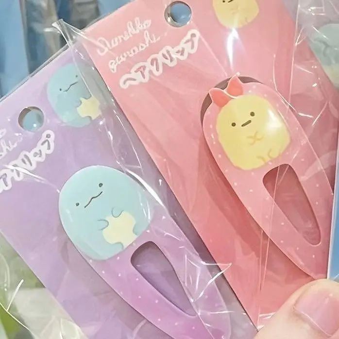 Kawaii Sumikko Gurashi Side Hair Clips Lovely Bang Barrettes Trendy Daily Headwear Matching Gift For Bestie Christmas Present view 5