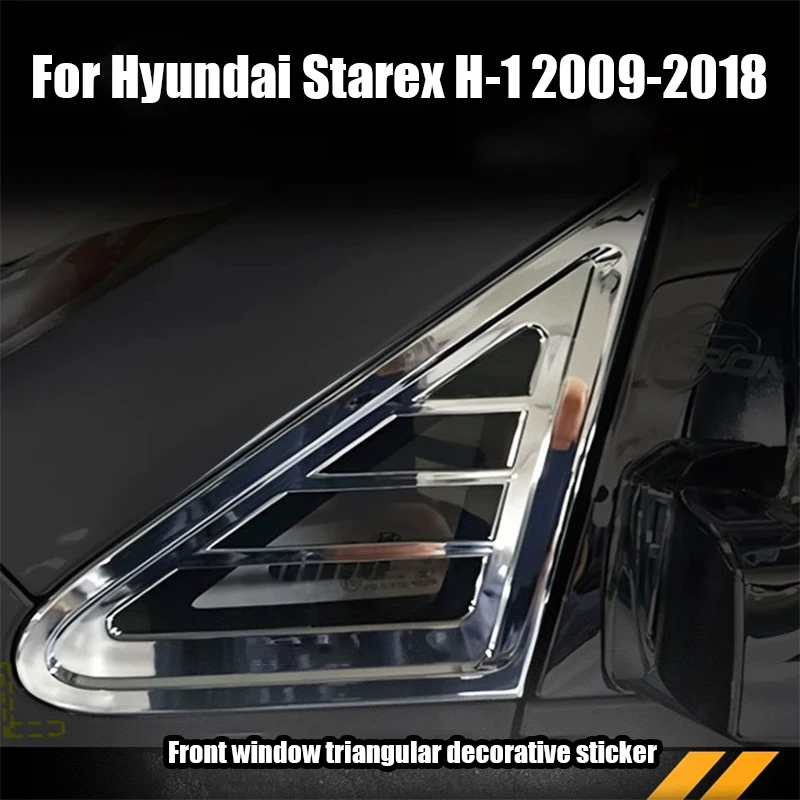 

Для Hyundai Starex H-1 2009 2010 2011 2012 2013 2014 2015 2016 2017 2018 треугольная декоративная наклейка на переднее окно