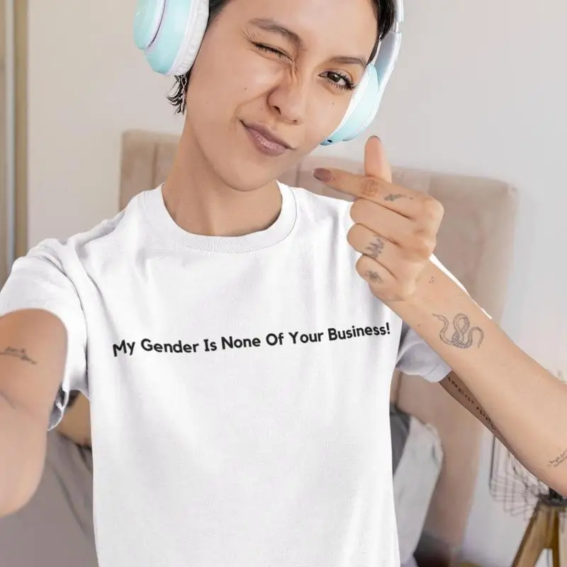 

Мой пол нет вашей бизнеса Футболка Empowerment LGBTQ Права правых