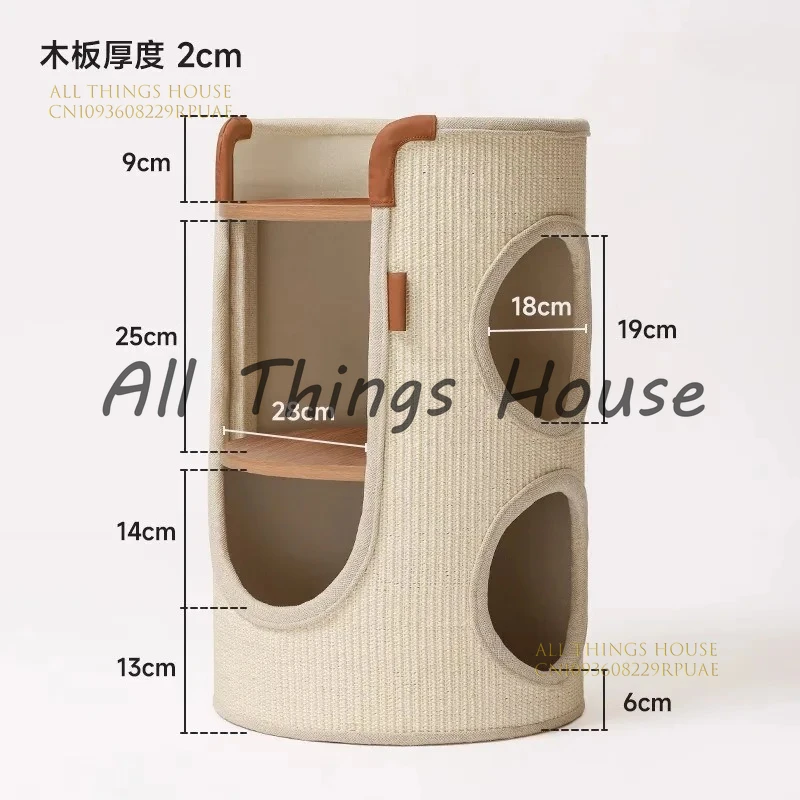 

kattenklimrek huishoudelijk klein appartement neemt geen boomgat kattennest kattenkrabplank geïntegreerd meerlaags