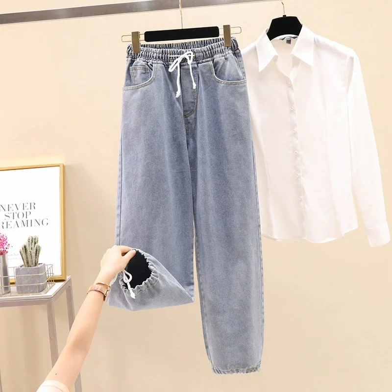 

Trendy Loose Straight Leg Jeans Men's Korean Style Wide Leg Pants Fashionable Casual Jeans Dad Pants mid Waist Long Trousers