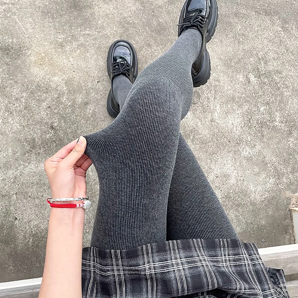 

Winter Women Leggings Velvet Stockings High Elastic Pantyhose Warm Thick Pants Slim Thermal Tights For Cold Weather