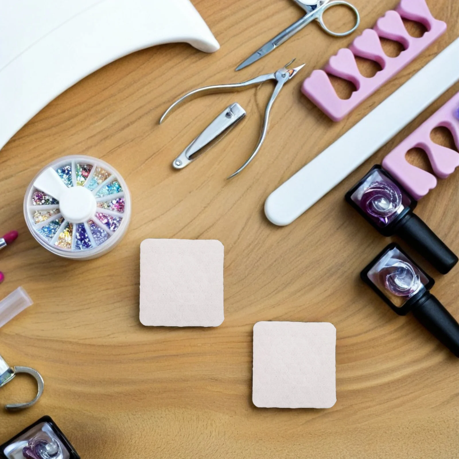 

5 Boxes Nail Polish Remover Sheets Lint-Free Cotton Pads Soft Absorbent Nail Art Remover Tools Gel Polish Cleaning