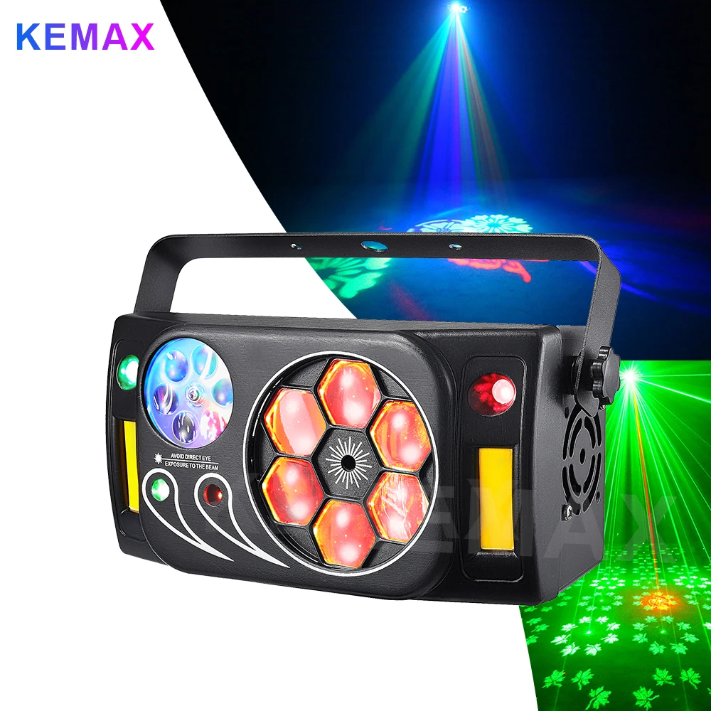 kemax-bee-eye-80w-6in1-effet-lumiere-dmx-disco-dj-fete-faisceau-laser-stroboscopique-gobo-rgbw-telecommande-lumiere-de-scene-pour-club-bar