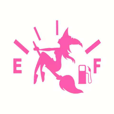 Funny Fuel Tank Cap Girl Car Vinyl Decals Stickers DIY Auto Fuel Tank Waterproof Decals Car Accessories