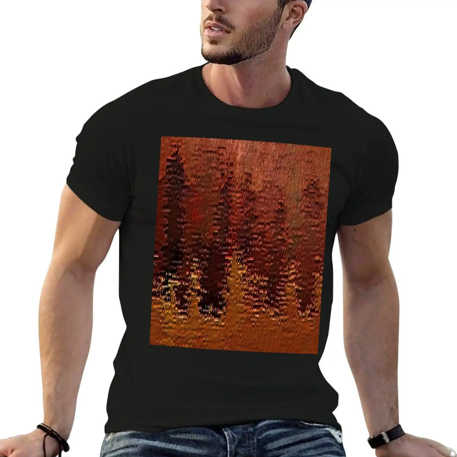 Copper Bronze T-Shirt Industrial Work Tee Shirt