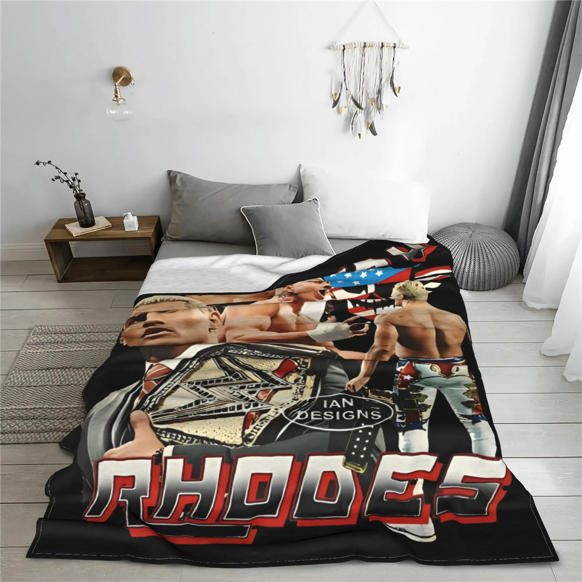 كودي رودس بطانيات محبوكة عتيقة بطانية رمي غامضة للسفر على شكل طائرة مخصصة خفيفة الوزن،