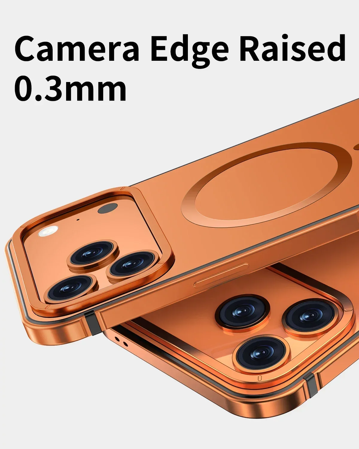 

Hot original color For 17 17Pro 17Pro max 17Air metal frame magnetic phone case, anti drop, lightweight and fashionable high-end