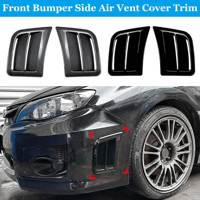 

Pair Front Bumper Side Air Vent Cover Trim Car Accessories Fit For Subaru Impreza WRX STI 2008 2009 2010 2011 2012 2013 2014