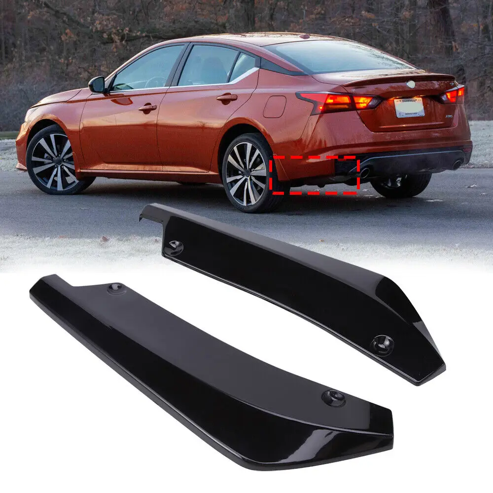 LAICY For Nissan Altima 2008-2021 Car Rear Bumper Splitter Diffuser Canard Wrap Spoiler Side Fender Skirt Lip Canard Protector