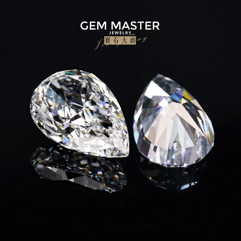 

CVD HPHT Synthetic Lab Diamond D Color VVS Pear cut Lab Grown Diamond With GIA IGI certificate Loose Diamond