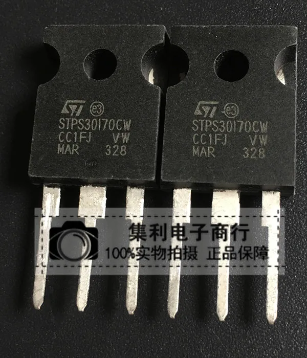

10PCS/Lot STPS30170CW TO-247 170V 30A Transistor
