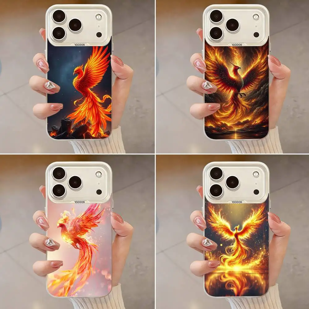 

Myth Art Beautiful Phoenix Phone Case For iPhone 17,16,13,12,X,11,15,14,Pro,Max,Plus,SE4,Air,Mini White IMD HD Matte
