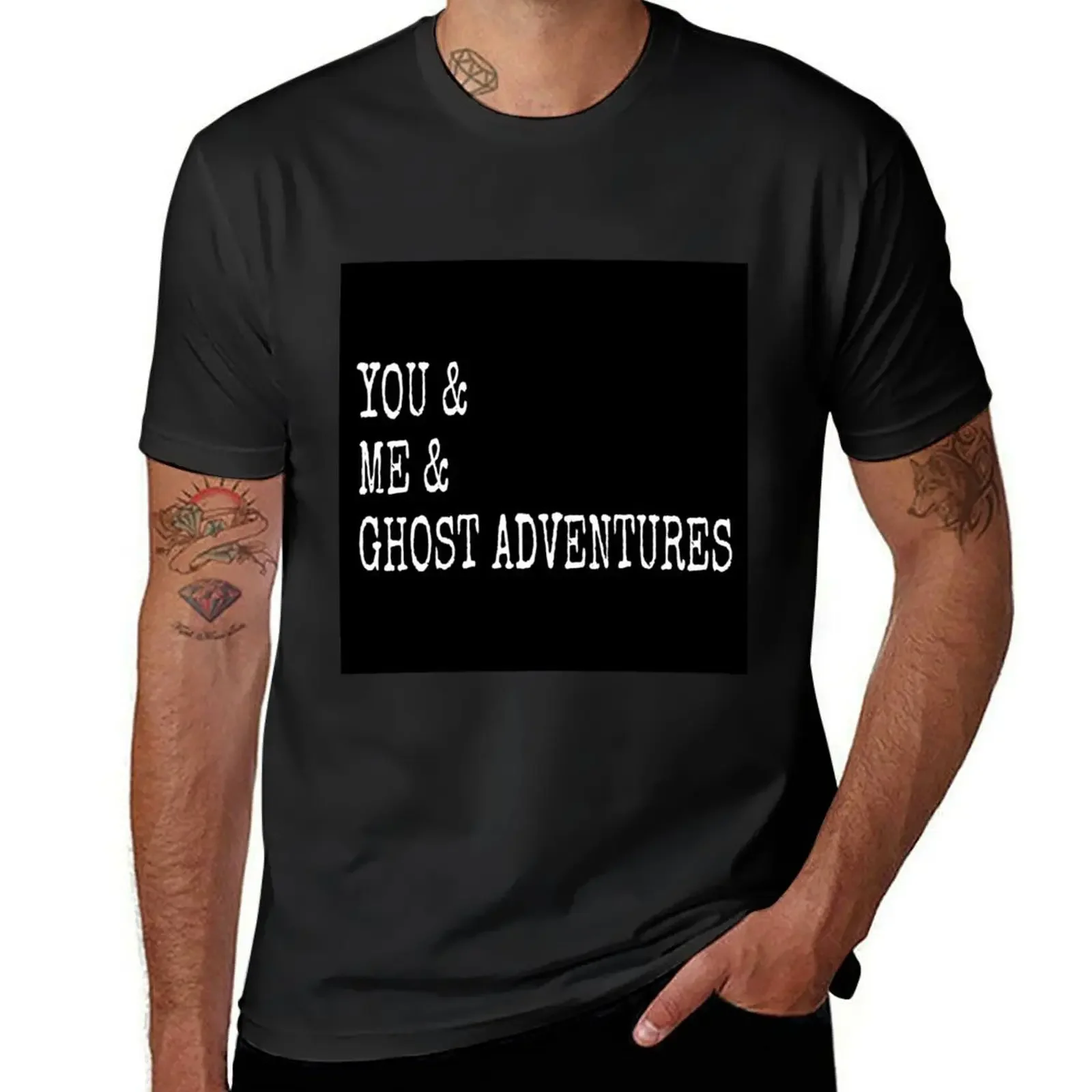 Ghost Adventures T-Shirt cheap stuff oversized summer clothes man clothes Men's t-shirt