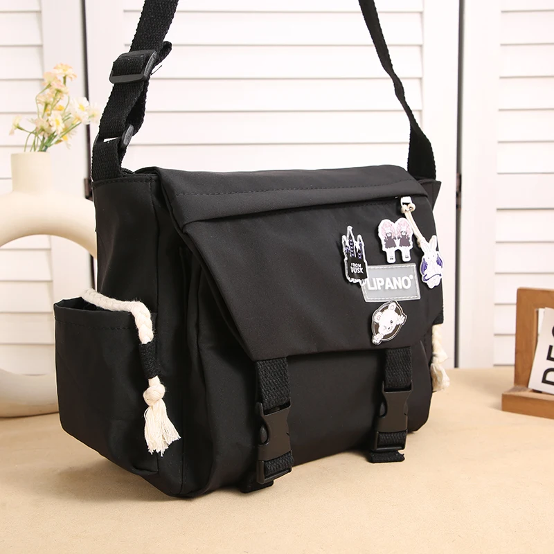 New Handbag Shoulder Bag Large Capacity Messenger Bag Youth Messenger Bag Student Schoolbag