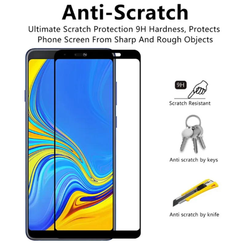 9D Tempered Glass for Samsung A9 2018 Galaxy a9 a920 Safety Screen Protector on for Galaxy a 9 9a a92018 Protective Glass Film