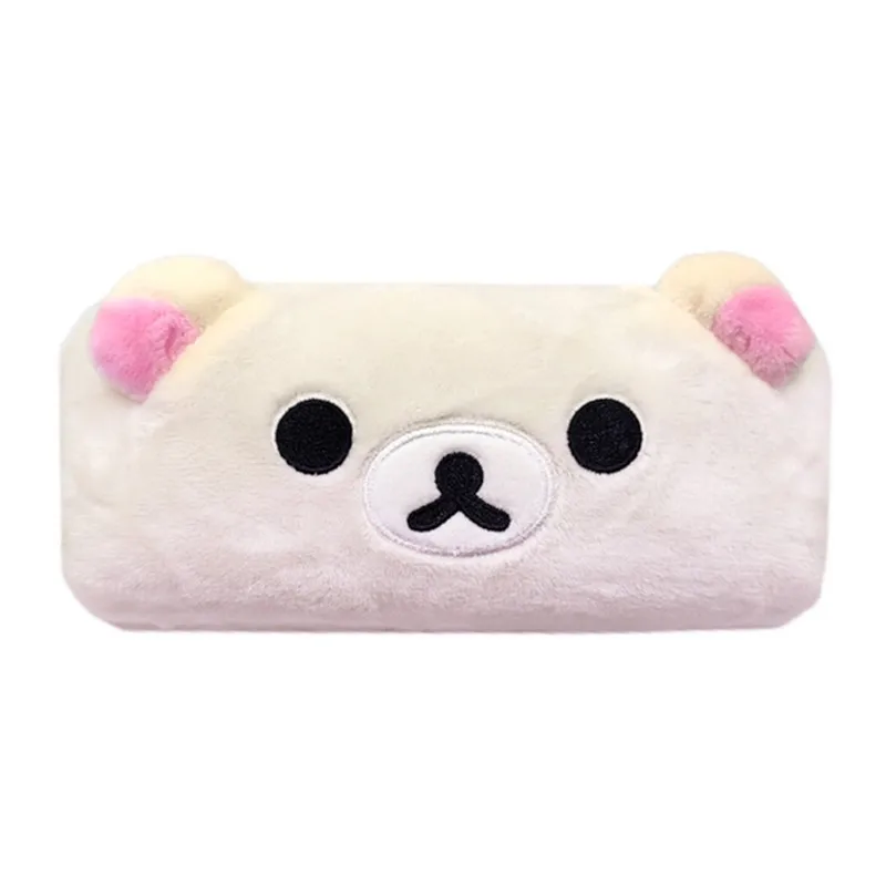 

Cute Rilakkuma Plush Glasses Case Box Korilakkuma Kiiroitori Kawaii Sunglasses Organizer Cases Anime Eyeglass Spectacle Case